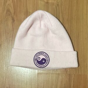 Obey baby pink beanie